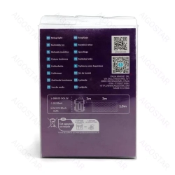 Lampki choinkowe siatka 200led na 3 baterie AA, Ciepła biel, 3m * 3m